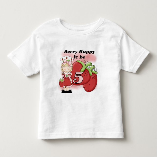 Blond Berry Heureux d'être 5 t-shirts et cadeaux (Devant)