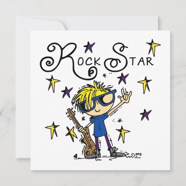 Blond Boy Rock Star (Devant)