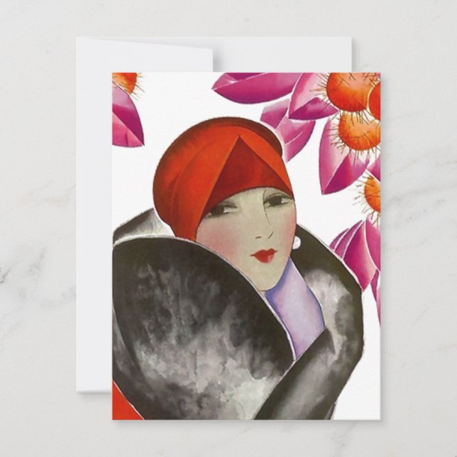 Blond Inviation Afnoon Tea Femme branchée (Devant)