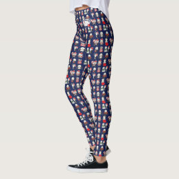 Blonde & Broke - Leggings à motifs - Logo Blanc