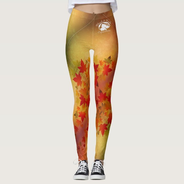 Blonde & Broke - Leggings à motifs - Logo Blanc (Devant)