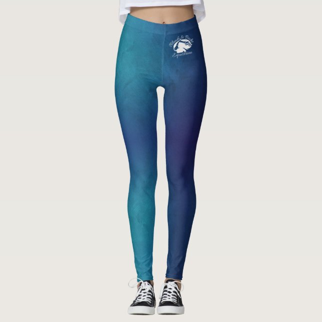Blonde & Broke - Leggings à motifs - Logo Blanc (Devant)