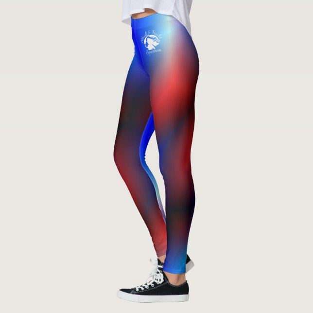 Blonde & Broke - Leggings à motifs - Logo Blanc (Gauche)