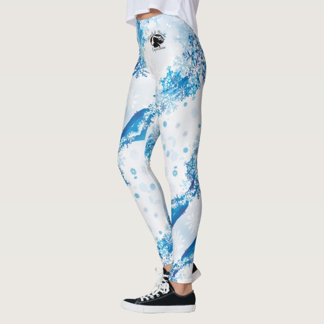 Blonde & Broke - Leggings à motifs - Logo noir (Gauche)