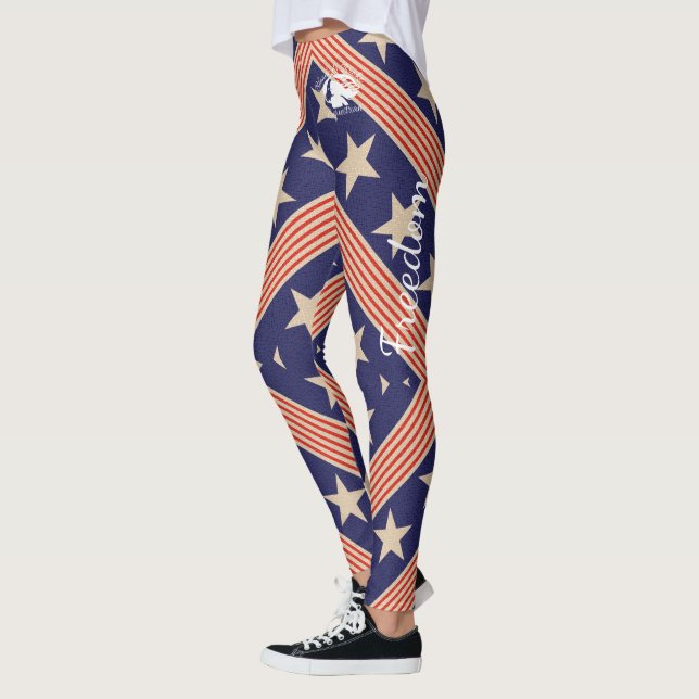 Blonde & Broke - Leggings personnalisables de vaca (Gauche)