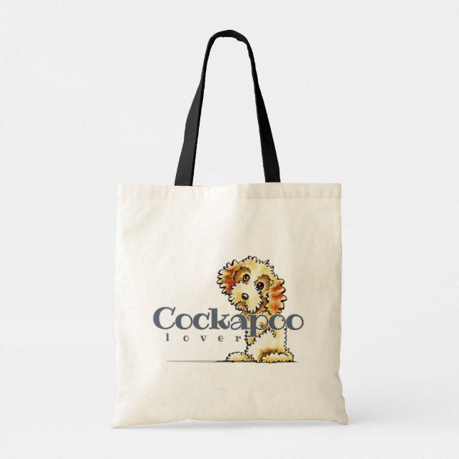 Blonde Cockapoo Lover Grand Sac fourre-tout (Dos)