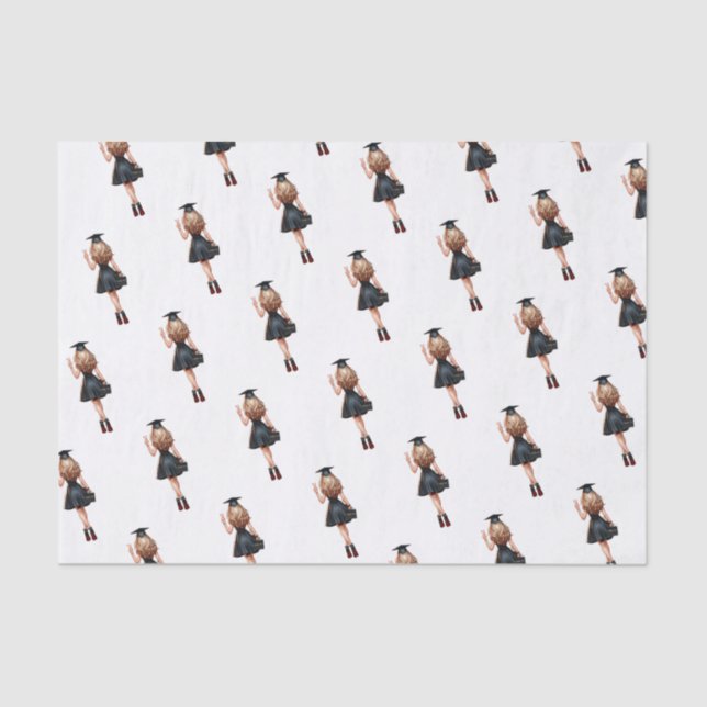 Blonde Graduate 'Je L'Ai Fait' Papier Mousseline (Recto)