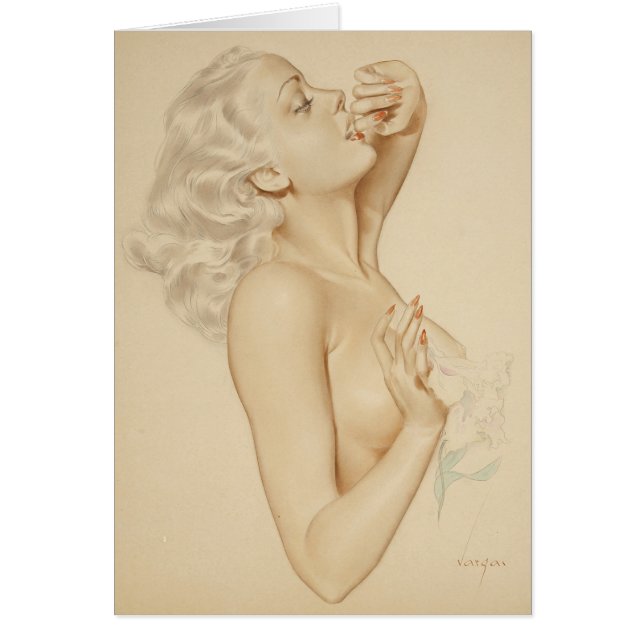 Blonde Pin Up (Devant)