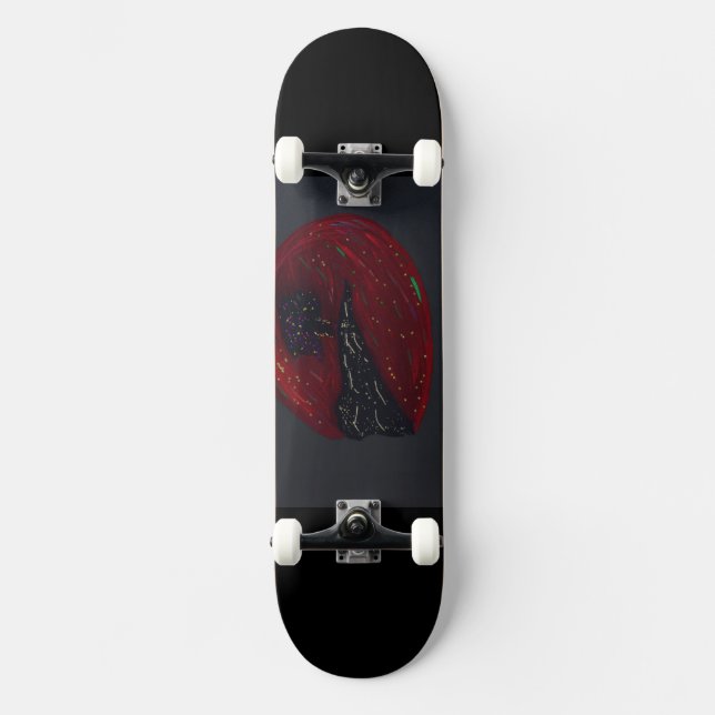 Blood Moonlit Night Skateboard (Recto)