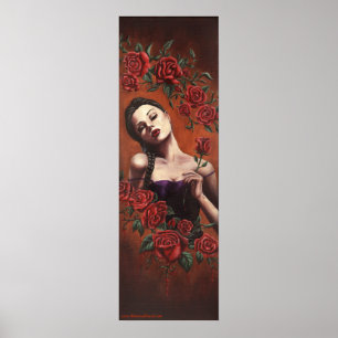 Blood Roses Vampire Poster Vampire Art