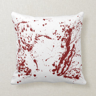Blood splattered coussin
