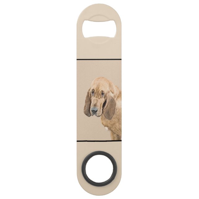 Bloodhound Paining - Cute Original Dog Art (Devant)