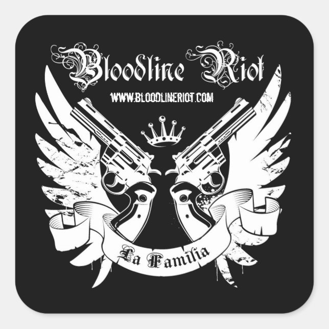 Bloodline Riot - La Familia Sticker (Devant)