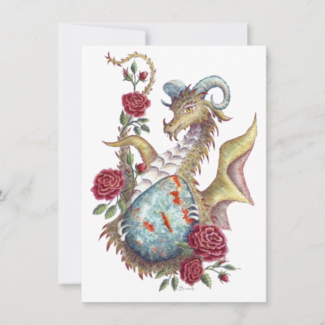 Bloodstone Dragon - Carte de voeux (Devant)