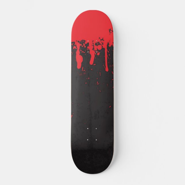 Bloody Board Whiteout Deck Skateboard (Recto)