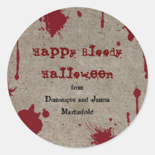 Bloody Halloween autocollant