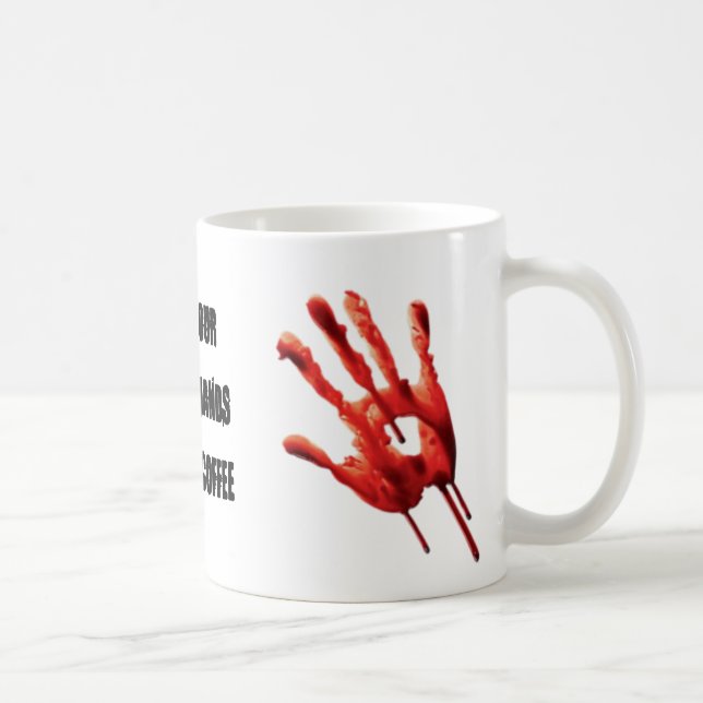 Bloody Hands Coffee Mug (Droite)