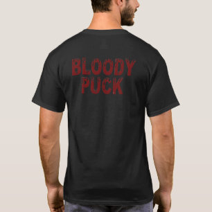 Bloody Puck hommes noir t-shirt dos