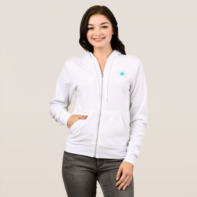 Bloom de différentes manières sweat - shirt à capu (Devant entier)