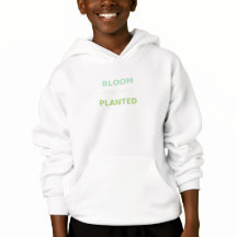 Bloom là où vous êtes planté Sweat - shirt à capuc