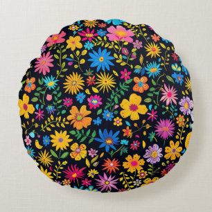 Blooming Belle conception Coussin rond