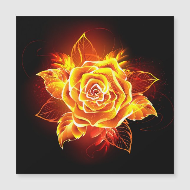 Blooming Fire Rose (Devant)