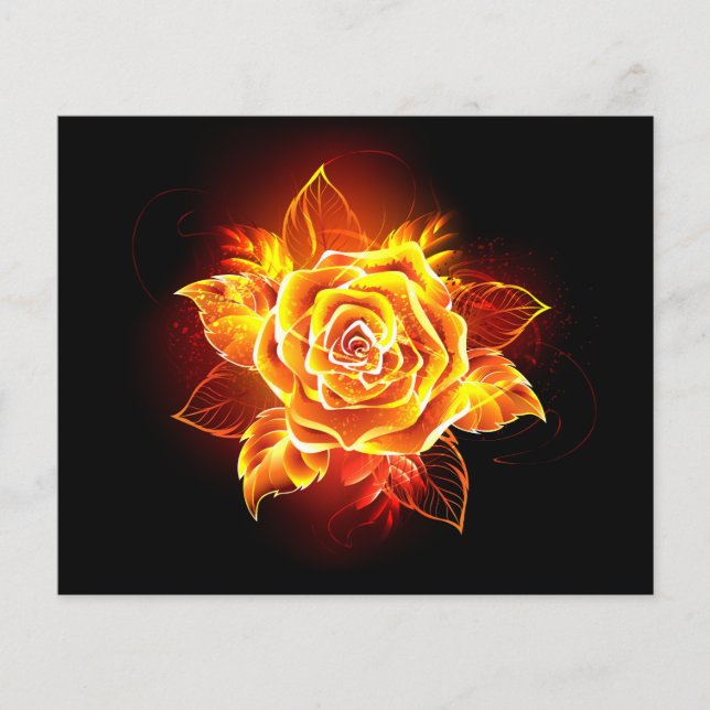Blooming Fire Rose (Devant)