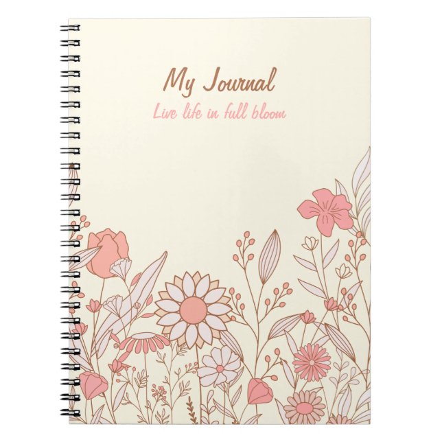 Blooming Thoughts | Cahier Floral (Devant)