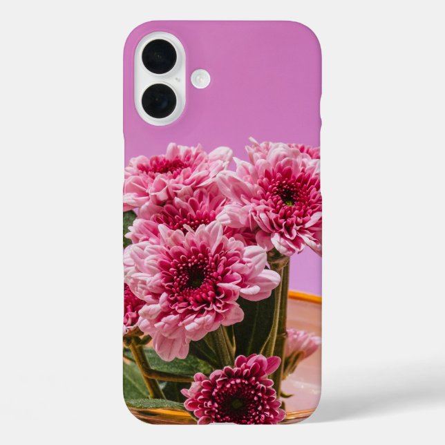 Bloomshell iPhone 16 Plus Coque - Floral Elegance (Verso)