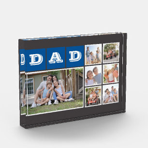 Bloquer le collage photo DAD Bloc photo bleu gri