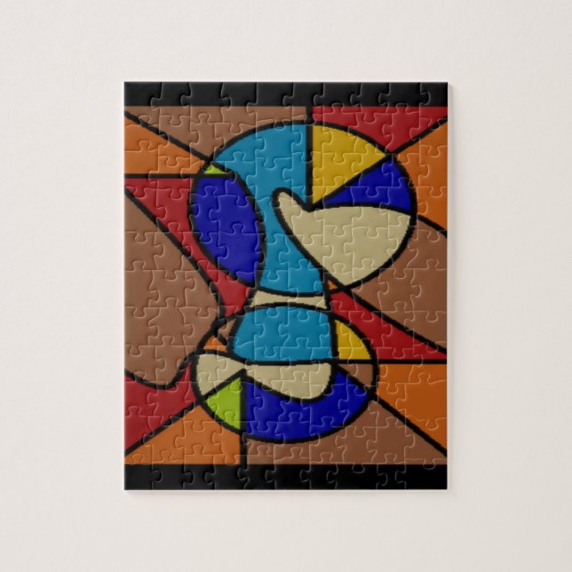 Bloquer le jeu de puzzle de grandes couleurs (Vertical)