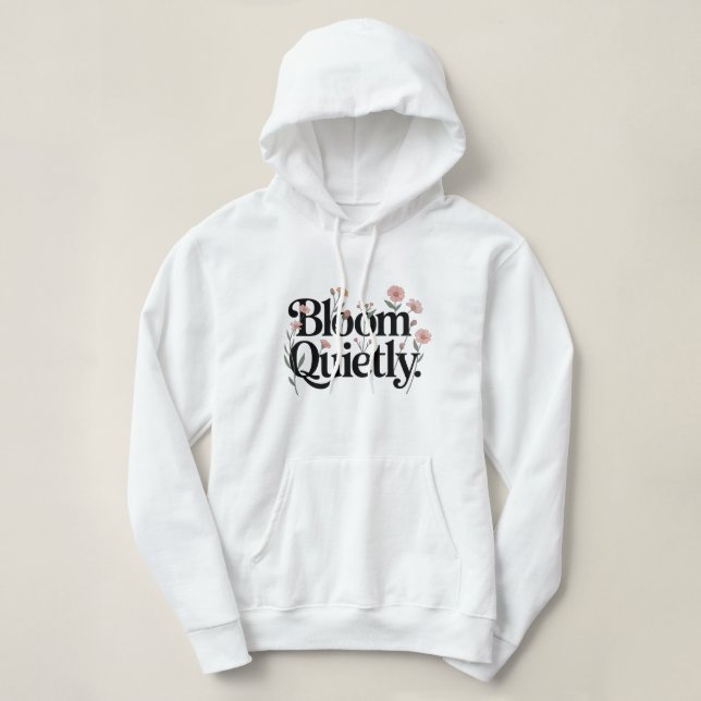 Bloquez en Silence Sweat à Capuche pour Femmes | M (Design devant)