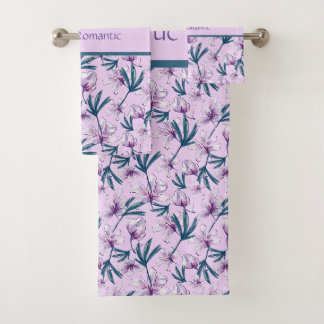 Blossom Bliser sur le pourpre doux
