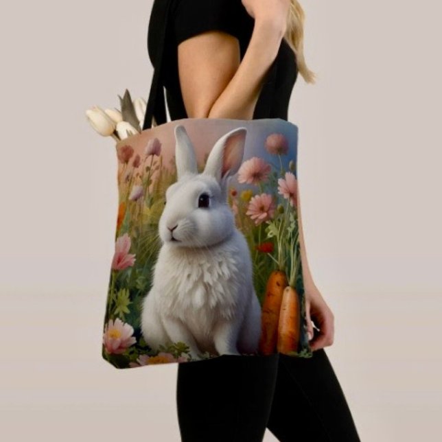 Blossom Bunny & Sac fourre-tout de patchs de carot (Créateur téléchargé)