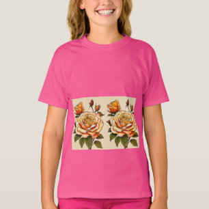 "Blossom in Style : T-shirt Rose Skater Girls pour