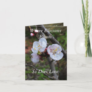 Blossom Love Blooms, Petite Carte De Voeux