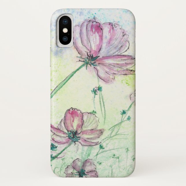 Blossoms et Air iPhone x Coque (Dos)
