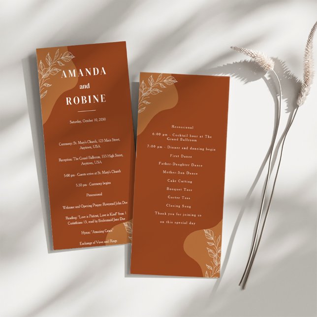 Blossoms of Love : Simple Abstrait Feuilles Progra (Créateur téléchargé)