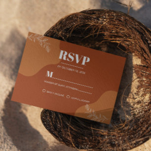 Blossoms of Love : Simple Feuilles Abstraits RSVP