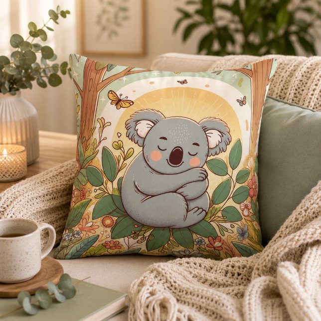 Blottissez-vous avec notre oreiller en peluche de  (Snuggle Up with Our Adorable Koala Plush Pillow)