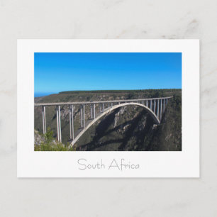 Bloukrans Bridge Tsitsikamma Afrique du Sud Carte 