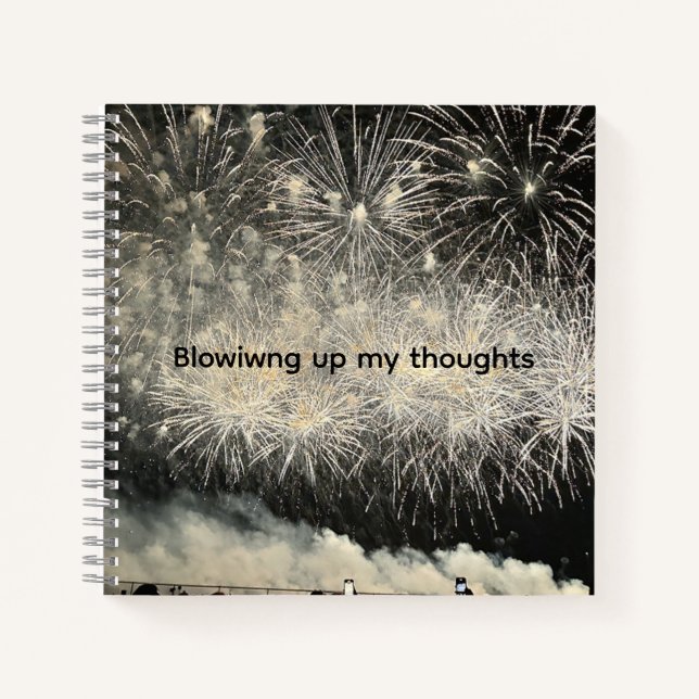 Blowing up my thoughts Journal (Devant)