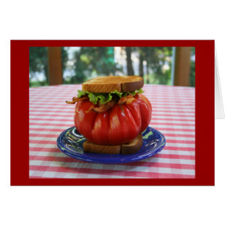 BLT avec tomate géante
