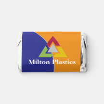 Blue and Orange Promotional 1.75"w x 1"h x 0.375"