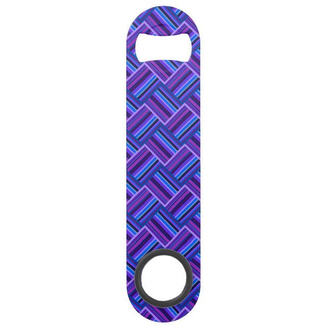 Blue and purple stripes weave (Devant)