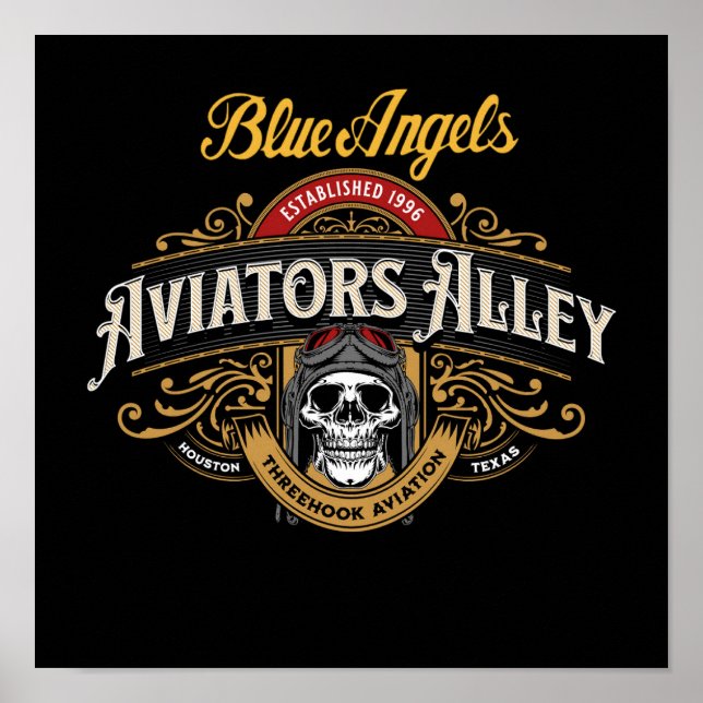 Blue Angels - Aviators Alley Petite affiche (Devant)