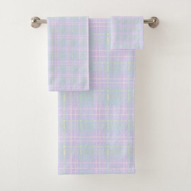  Blue Aqua Praire Plaid (En situation)