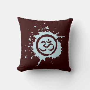 Blue Aum Organic Planet Custom Cotton Coussins