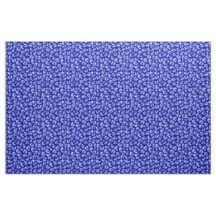 Blue Batik Leopard - tissu