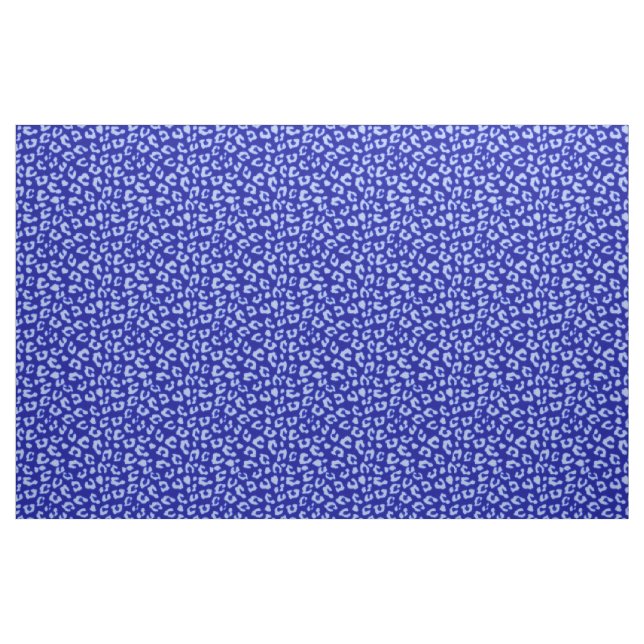 Blue Batik Leopard - tissu (Fat Quarter)
